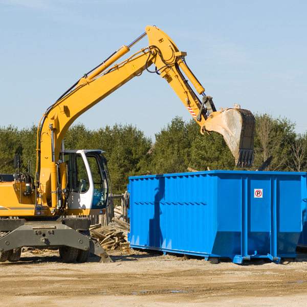 can i choose the location where the residential dumpster will be placed in Ward County TX